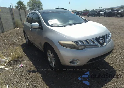 2009 Nissan Murano Sl z USA, uszkodzony, nr VIN JN8AZ18U49W008155